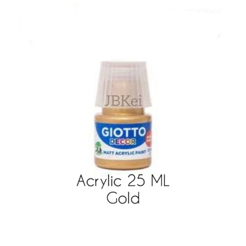 

Cat Akrilik Giotto Decor Matt Acrylic Paint Gold 25ml Satuan 538149