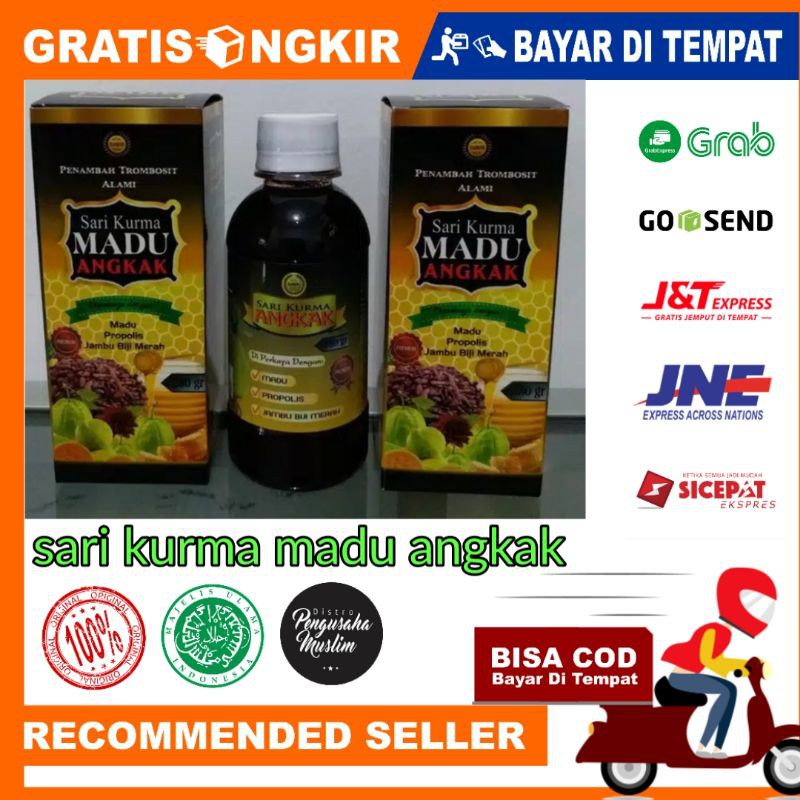 sari kurma madu angkak plus propolis jambu biji original 280 gr