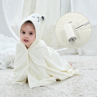 Selimut Hoodie Karakter Lucu Selimut Topi Anak Ukuran 77x120cm Hooded Leisure Blanket Tidur Fleece