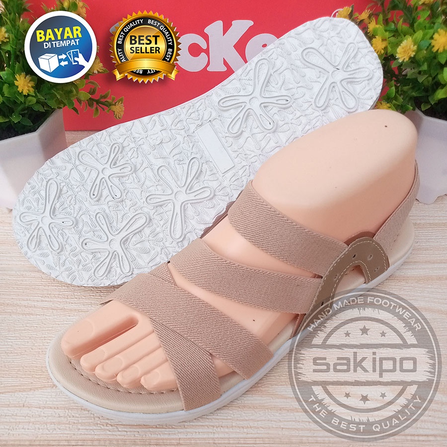 PROMO 9.9 SUPER SHOPPING DAY !! SANDAL GLADIATOR WANITA ELASTIS LED TERLARIS TERMURAH TERBARU TRENDI NYAMAN DIPAKAI / SAKIPO