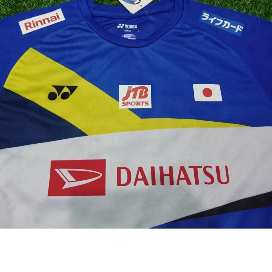 Model Baru.. Baju Kaos Jersey Badminton Model Jepang 2020