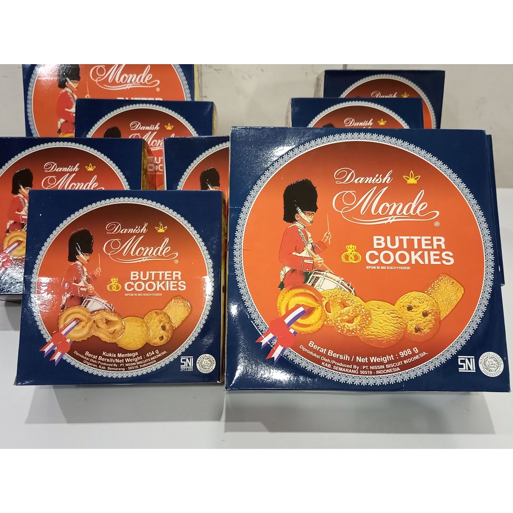 

READY STOK MONDE BUTTER COOKIES JAJAN KALENG PREMIUM MONDE 454 GR DAN 908 GR