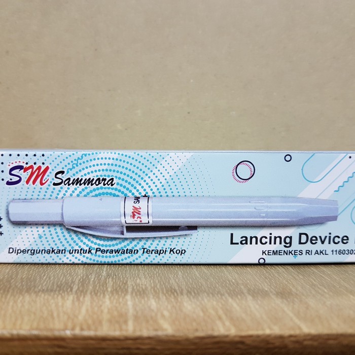 Lancing Device / Pen Bekam Plastik Sammora Auto Klik SM -128