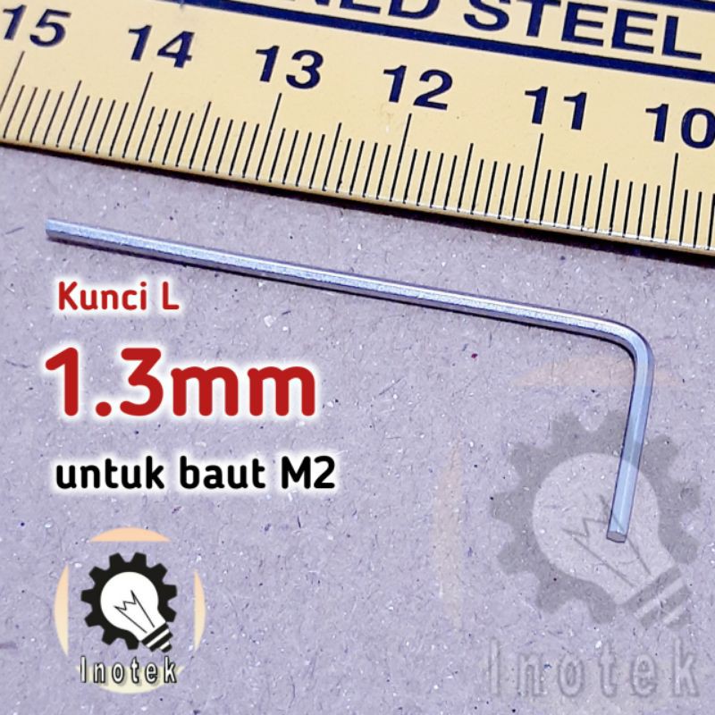 Kunci L 1.3mm Kunci L Mini Kunci L 1.3 mm Allen Key 1.3 mm Kunci L M2