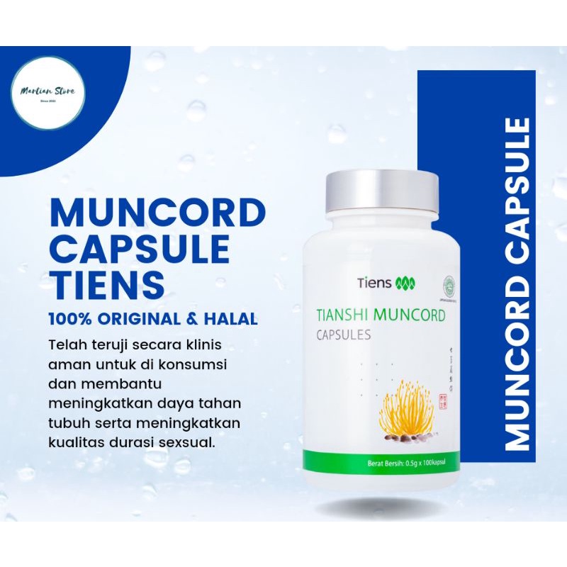 MUNCORD TIENS / ORIGINAL TIENSHI / SUMPLEMEN TIENS / AMPUH DAN ORIGINAL