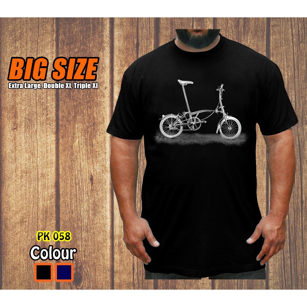 Kaos Distro Pria Sepeda Big Size Rhymes Baju Atasan Jumbo Import XXXL Cowok Laki Speda Premium Gowes