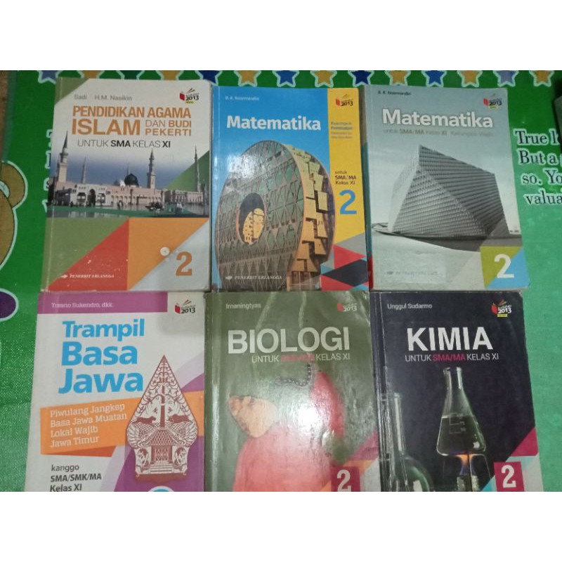 BUKU ERLANGGA SMA KELAS 11 BEKAS