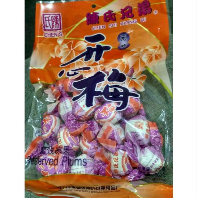 

Manisan Buah Plum Imlek/Kai Xin Mei