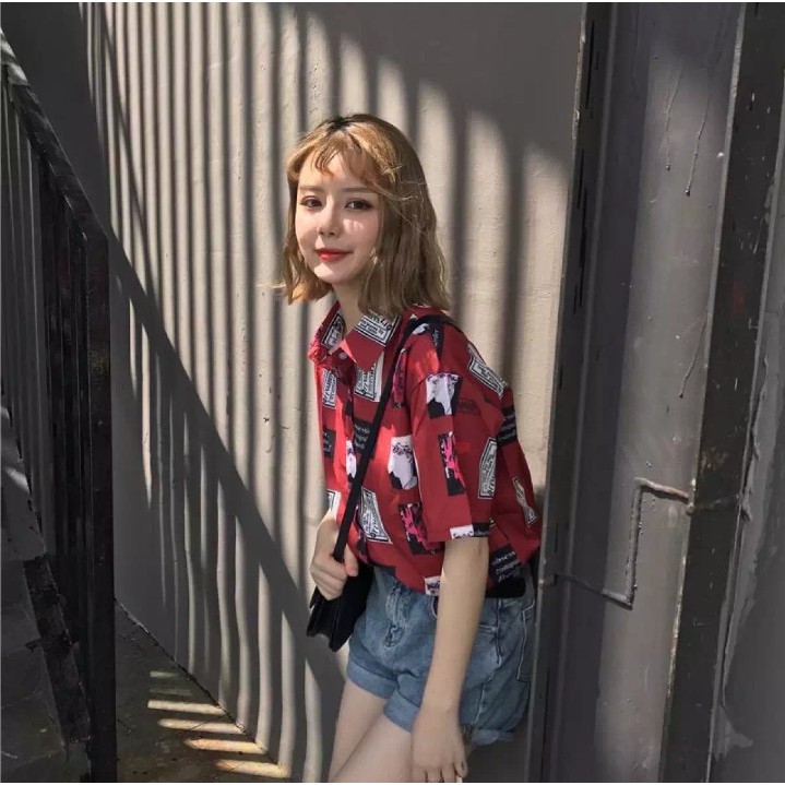 KEMEJA WANITA AGRIFTA / KEMEJA KOREA WANITA / FASHION WANITA KOREA