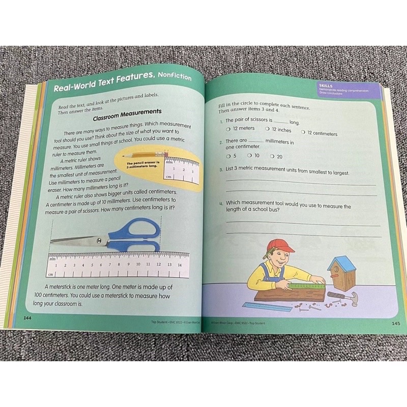 evan moor top student activity book grade 1 grade 2