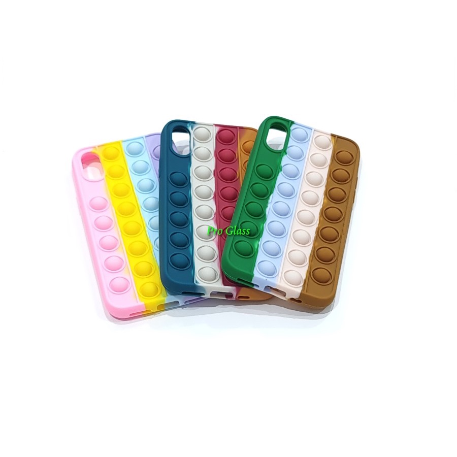 C126 Iphone X / XS / XR / XS MAX POP IT Soft Silicone Fidget Toy Case