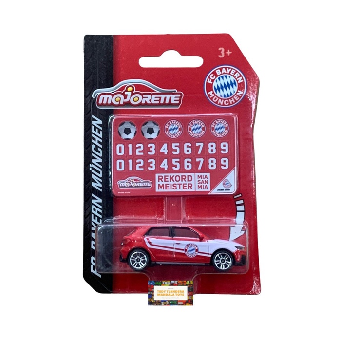 Majorette FC Bayern Munchen Audi A1 Sportback with Sticker 1