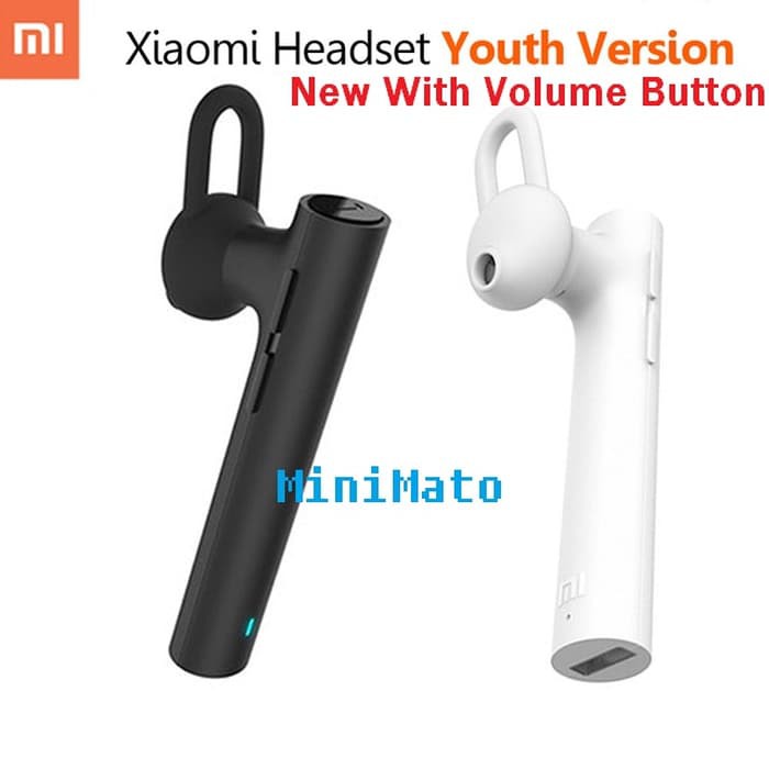 Xiaomi Bluetooth Headset Earphone Youth Edition - 100% Original - Hitam