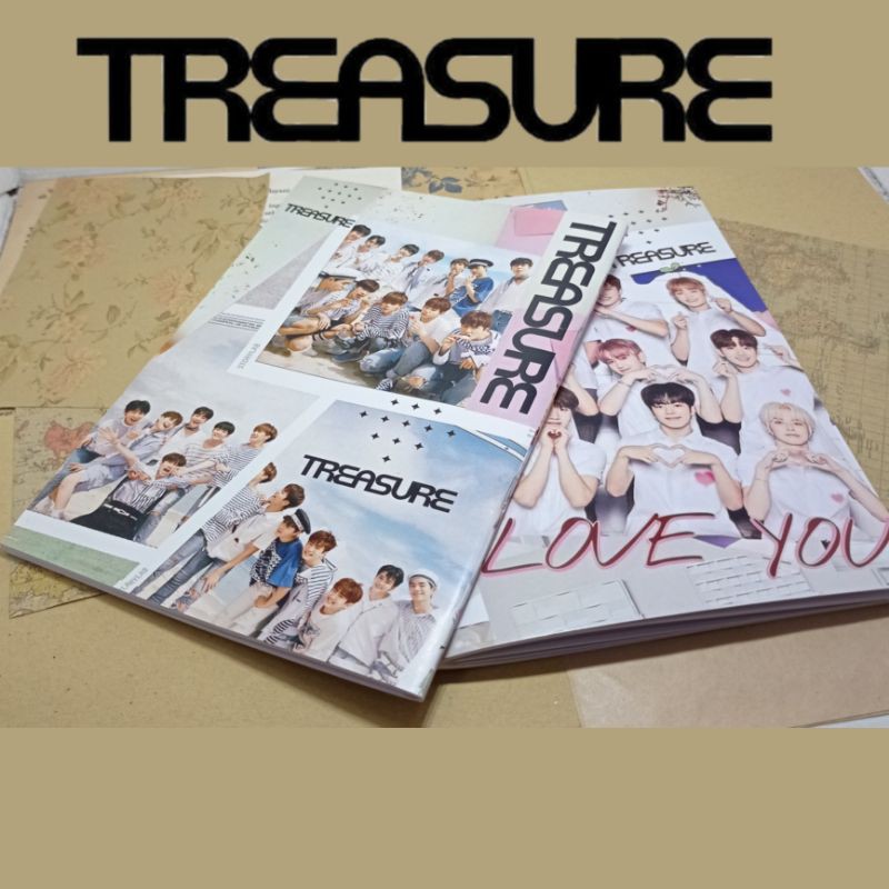 BUKU TULIS TREASURE KPOP SCHOOL NEEDS TREASURE YG BOOK