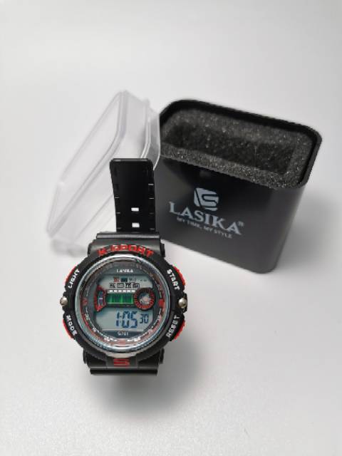 Jam tangan digital Anak Anak dan remaja water Resist Lasika 701