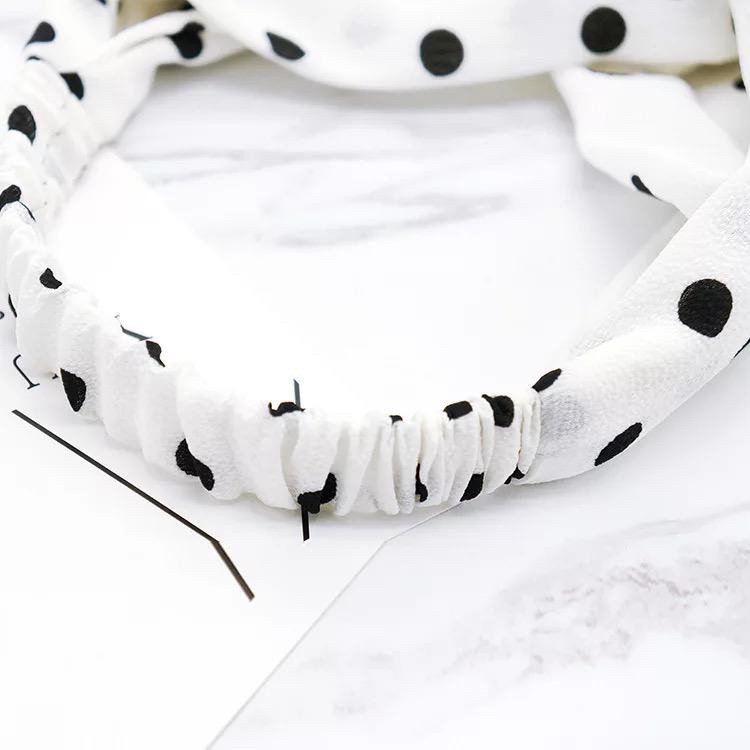 (BISA COD) Bando Korea Bandana Motif Starry Rajut Bendo HeadBand Elastis Fashion Bando kain Motif