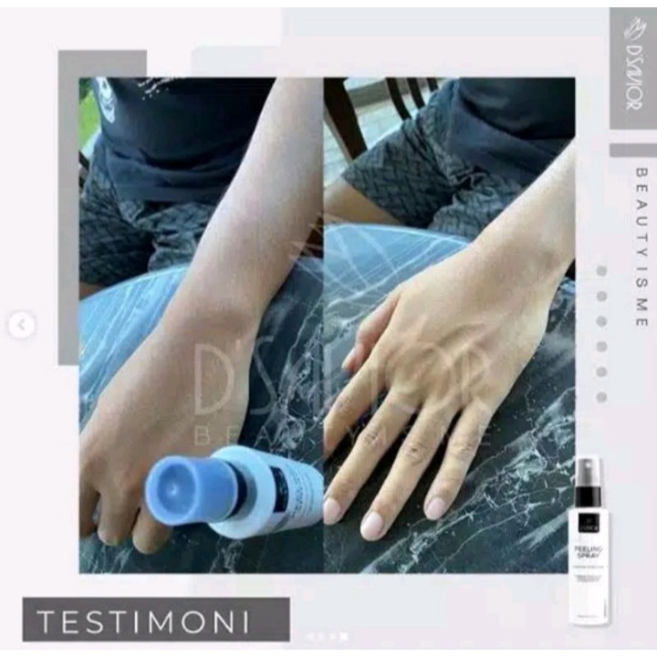 Dsavior Peeling Spray Penghilang Daki Menahun Penghilang Bekas Luka Pengangkat Sel Kulit Mati