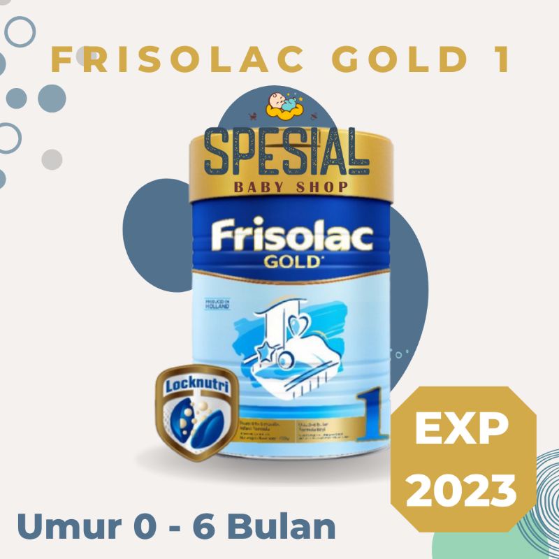 FRISOLAC Gold 1 EXP 2023 [STOK TERBATAS] Susu Formula Bayi 0-6 Bulan 900g FRISOLAC Gold 1 400g FRISO