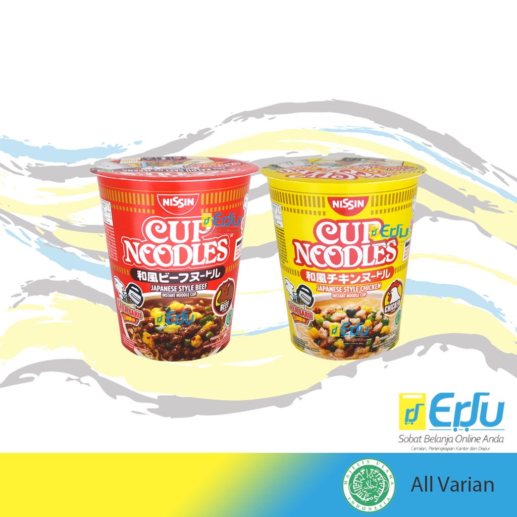 

VARIAN Nissin Cup Noodles Mie Instan Cup Praktis Halal
