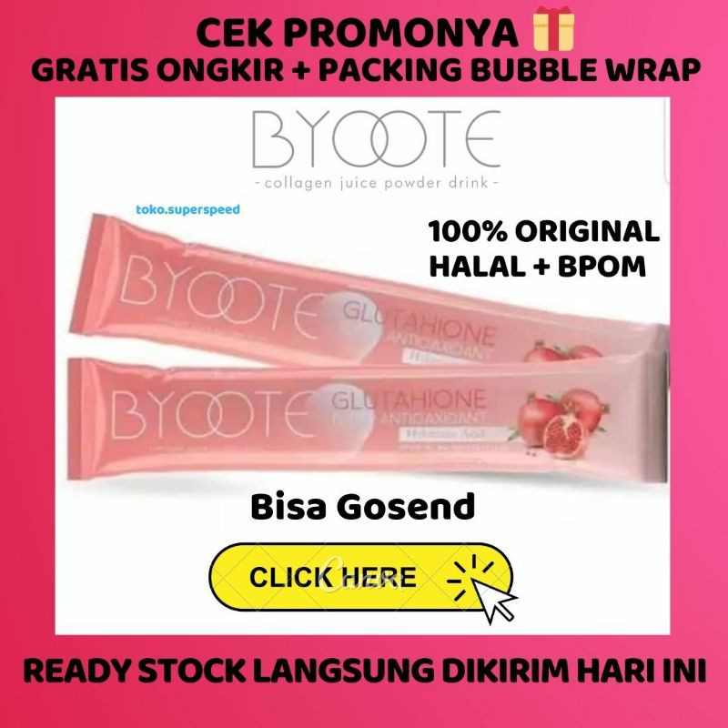 BYOOTE COLLAGEN BYT COLLA 1 Box isi 16 sachet ORIGINAL HALAL BPOM BYOTE KOLAGEN BYT COLA COLAGEN