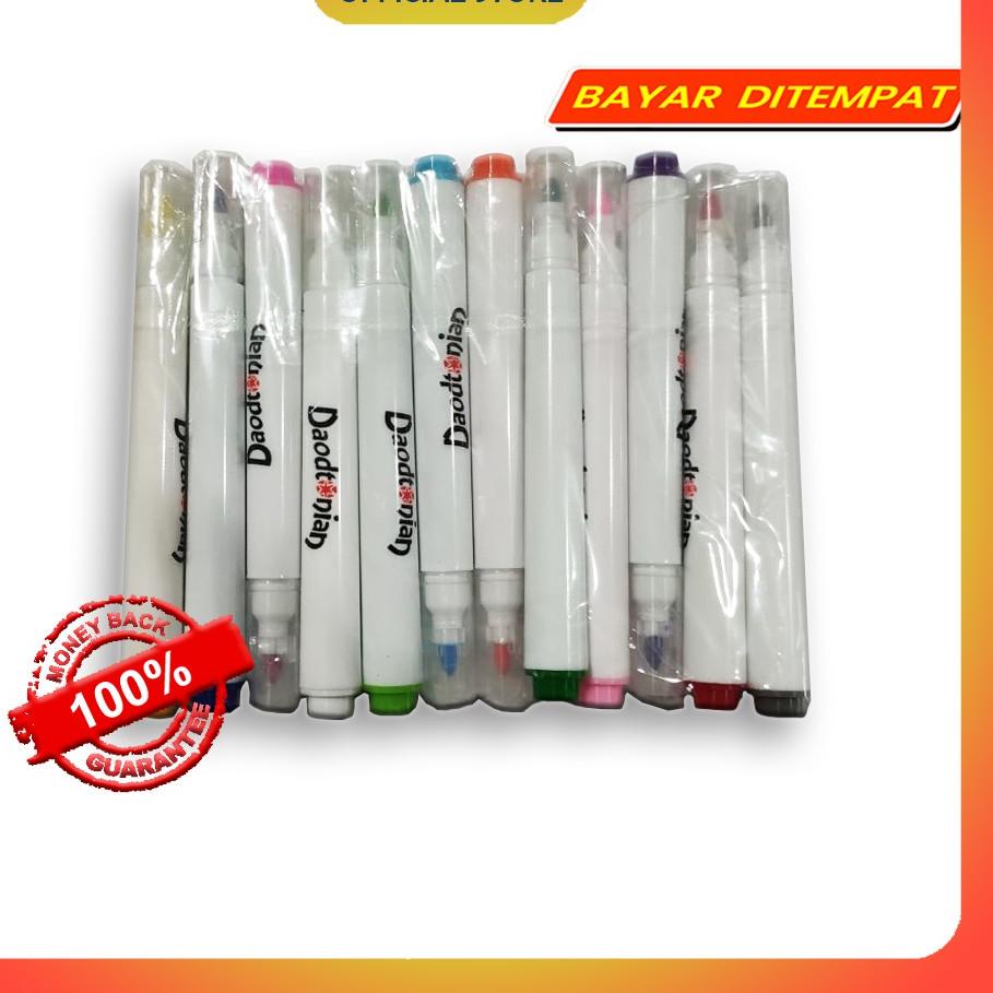 

[KODE PRODUK PGT0F6251] Spidol 12 Warna Untuk Buku Gambar Bisa Dihapus dan Whiteboard Anak - 1 Set Drawing Books Refill Pen