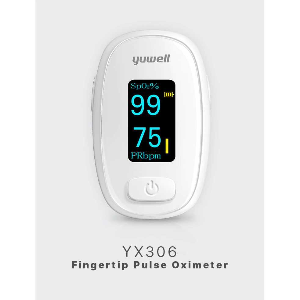 Alat Pengukur Detak Jantung Yuwell High Speed Sensor Oksigen Pulse Oximeter - 2SHR07WH