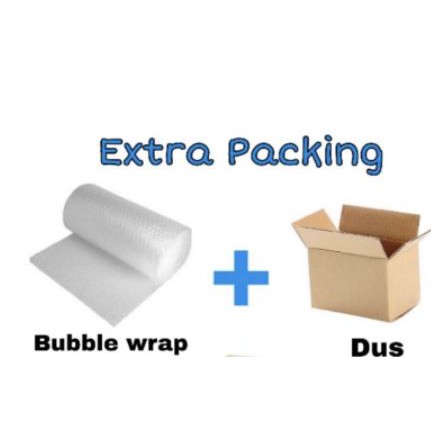 EXTRA BUBBLE WRAP ATAU KARDUS ATAU BOX - PACKING TAMBAHAN