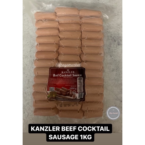 Kanzler Beef Cocktail Sausage 1kg