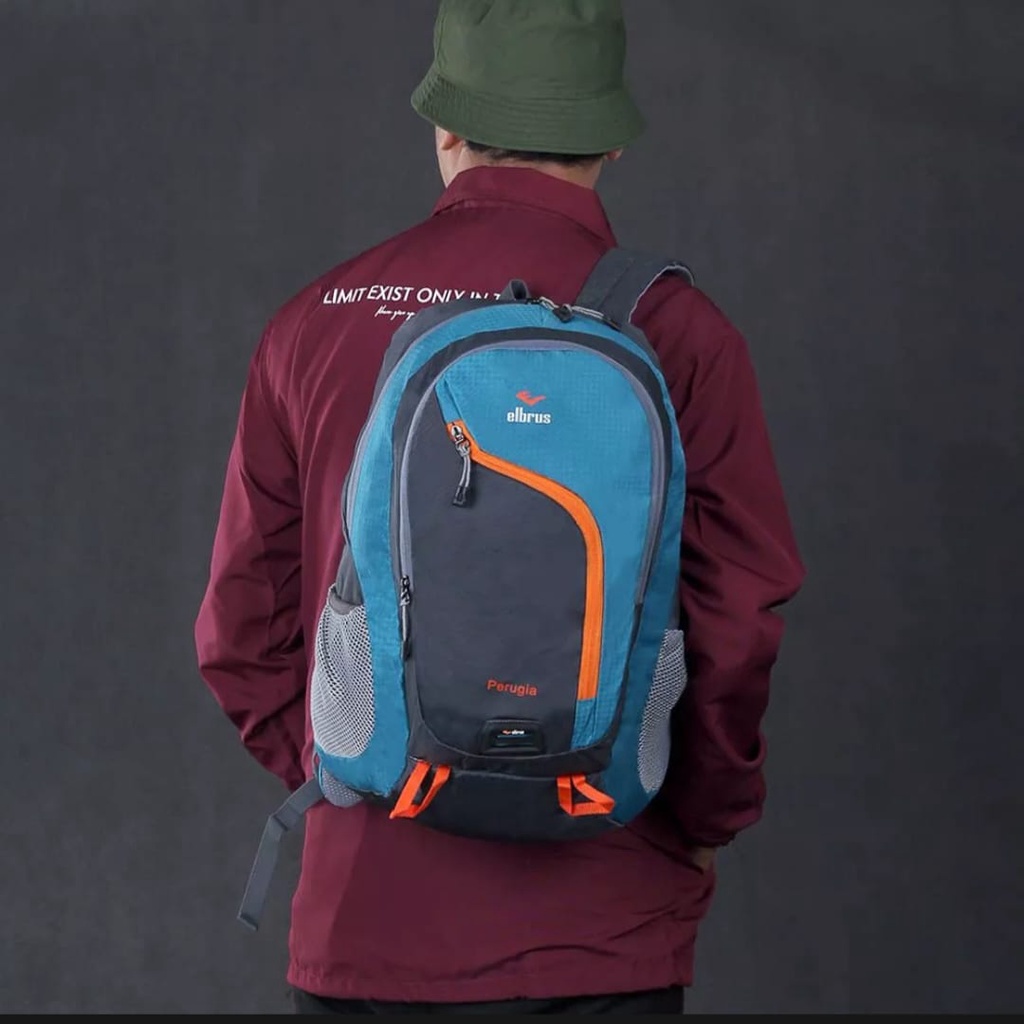 Daypack Tas Ransel Pria Seri Perugia Tas Pria Ransel Tas Punggung Tas outdoor Tas Bahu Pria