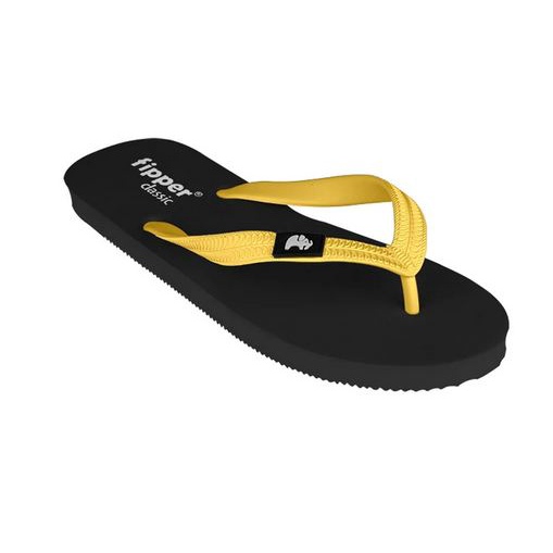 Sandal Fipper Classic Black Yellow Original