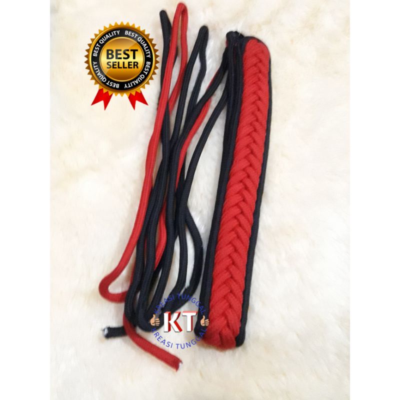 tali kur komando merah hitam talikur kawat komando