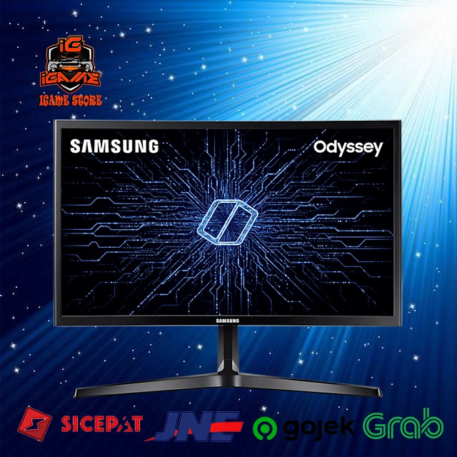 Monitor Samsung 24&quot; Curved Gaming LED C24RG50FQE With 144Hz MANTULLL GAN