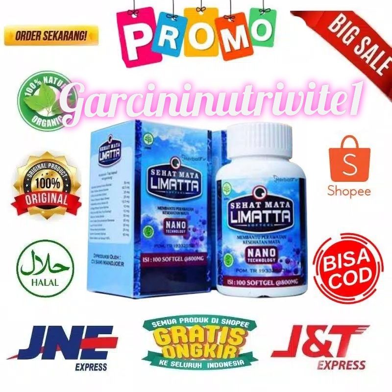 LIMATTA HERBAL ORIGINAL - LIMATTA OBAT MATA PALING AMPUH DAN HALAL 100%