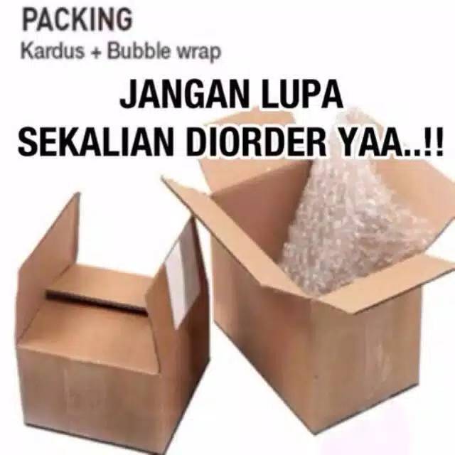 

Packing Tambahan Dus dan Bubblewarp - Kertas Kado