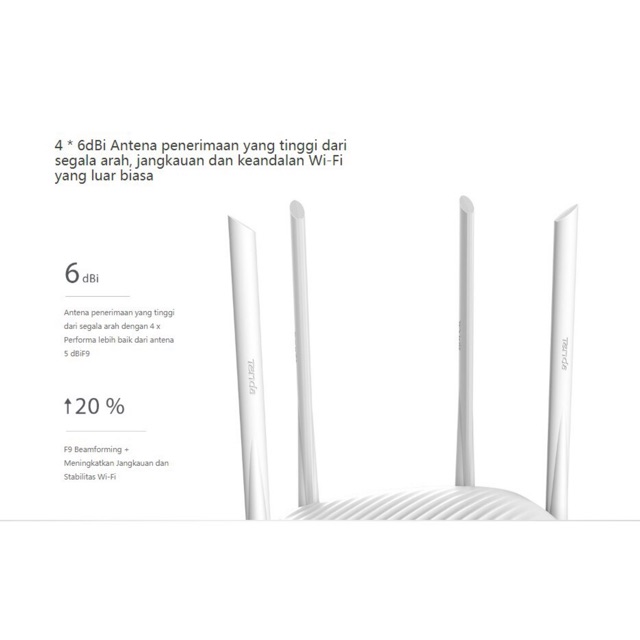 Tenda F9 600Mbps Wireless N Router