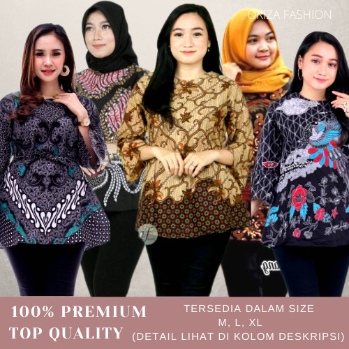 Baju Batik Kerja Wanita Batik Tulis
