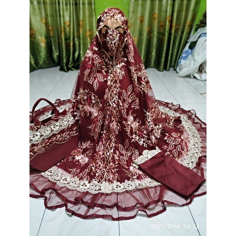 MUKENA MASKER / MUKENA RENDA/ MUKENA BRUKAT