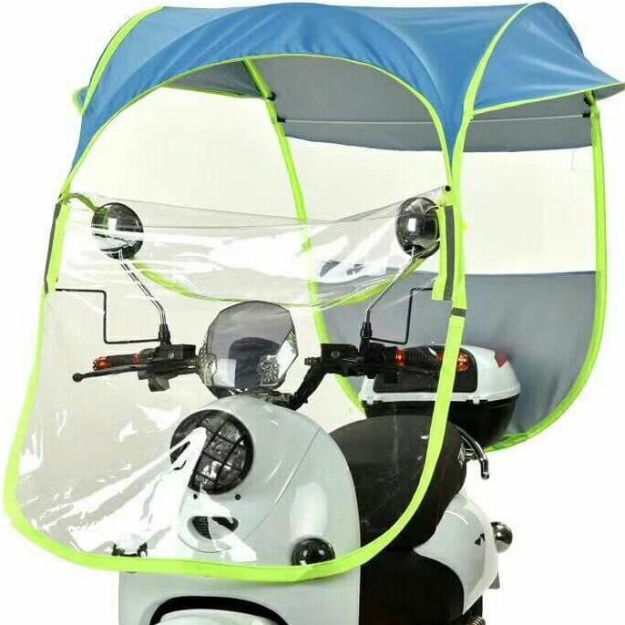 Terlaris Tenda/Payung/Canopy Motor Anti Panas Dan Hujan Praktis - Ungu