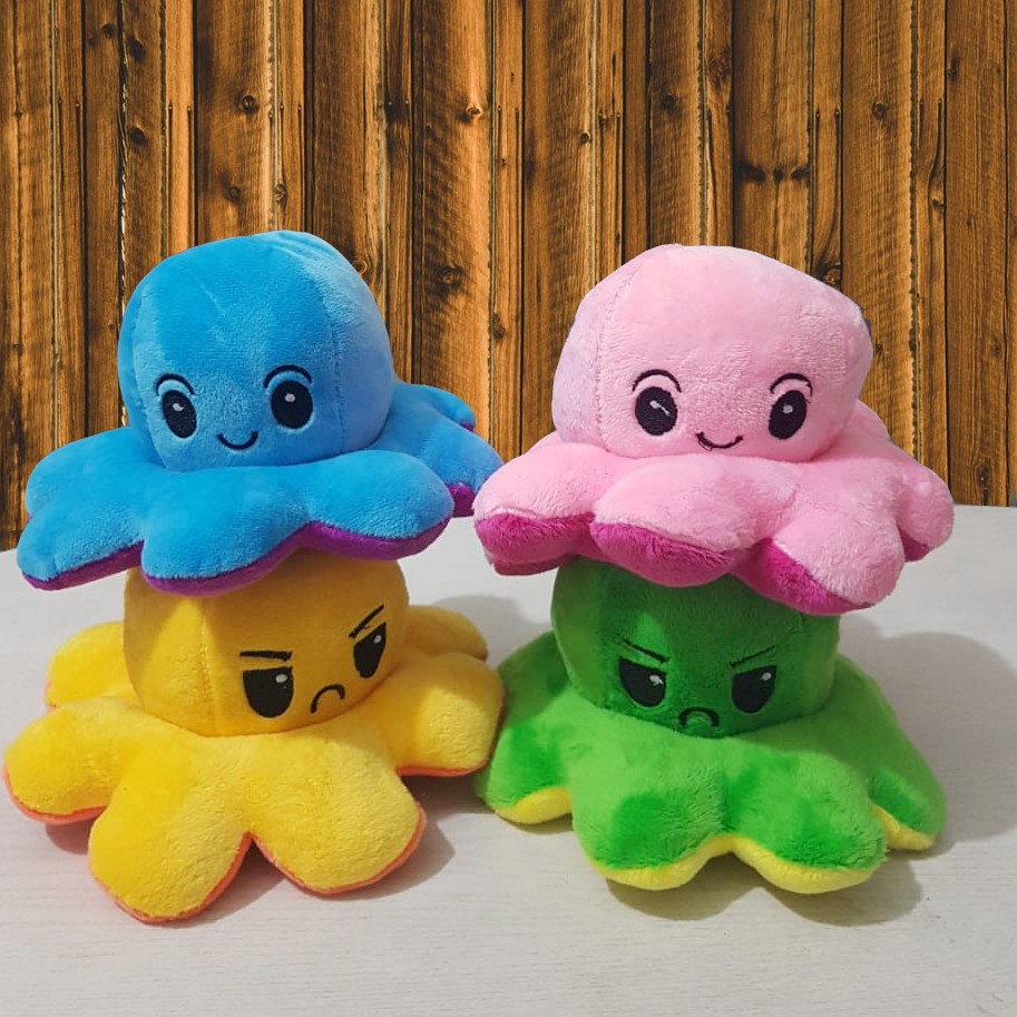 Boneka Gurita Octopus TIktok Viral Bisa berubah warna