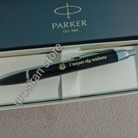 

pulpen Parker original kejaksaan Custom logo nama ukir grafir kado