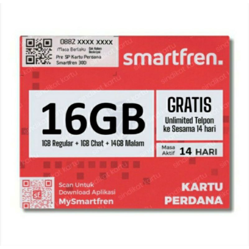 Smartfren Perdana 16GB COCTAIL