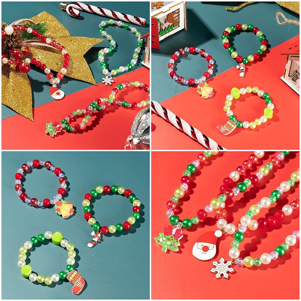 R-flower Christmas DIY Bead Pohon Natal Lucu Snowman Beading Kit