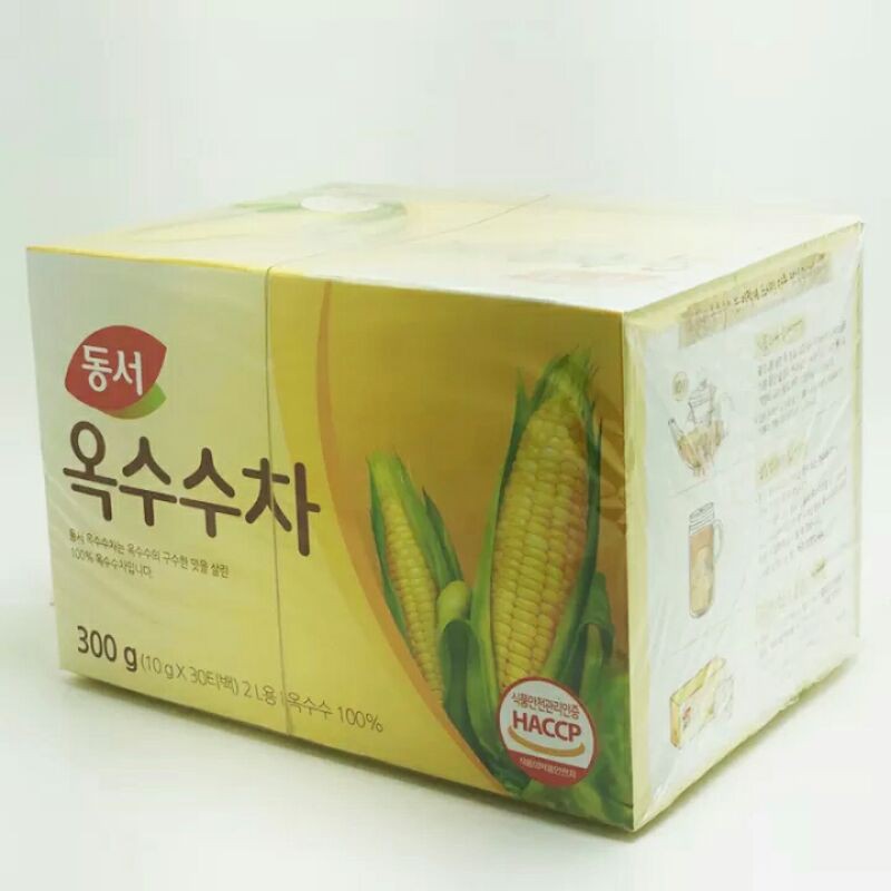 

Dongsuh corn tea 300 GR isi 30 sachet made in korea