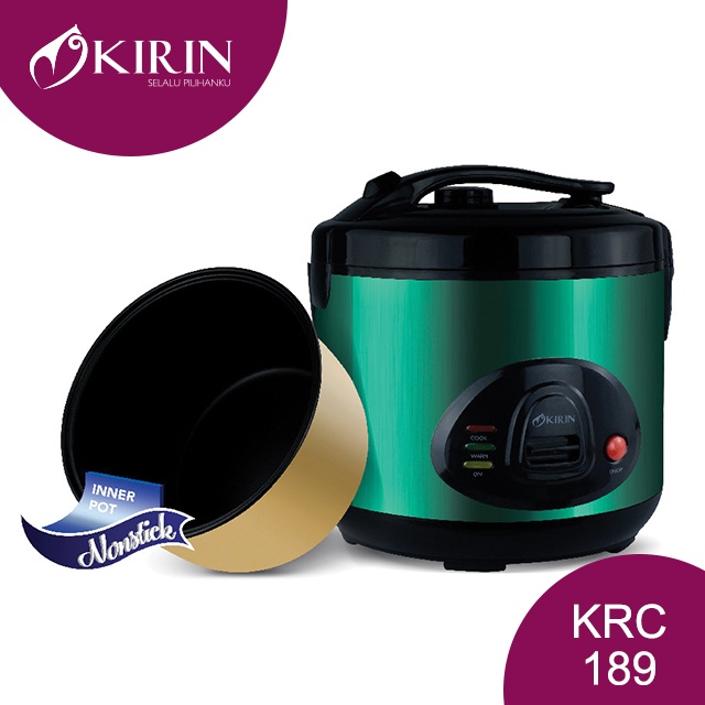 KIRIN RICE COOKER 2.0 LITER | KRC-189 Non-Stick