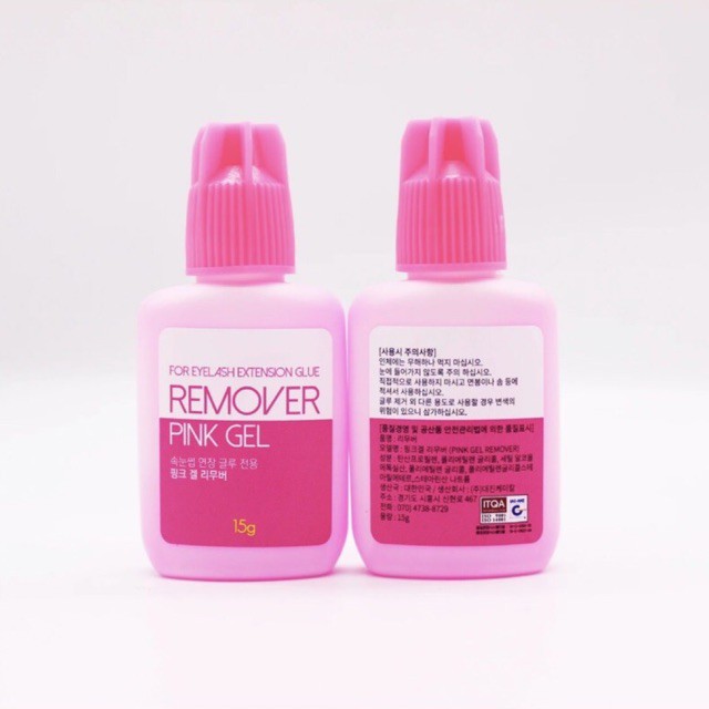 Remover gel pink gel for Eyelash Extension