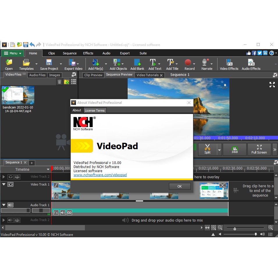 [Lifetime] NCH VideoPad Pro 13.55 BISA UPDATE Video Editor Terbaru Full Version