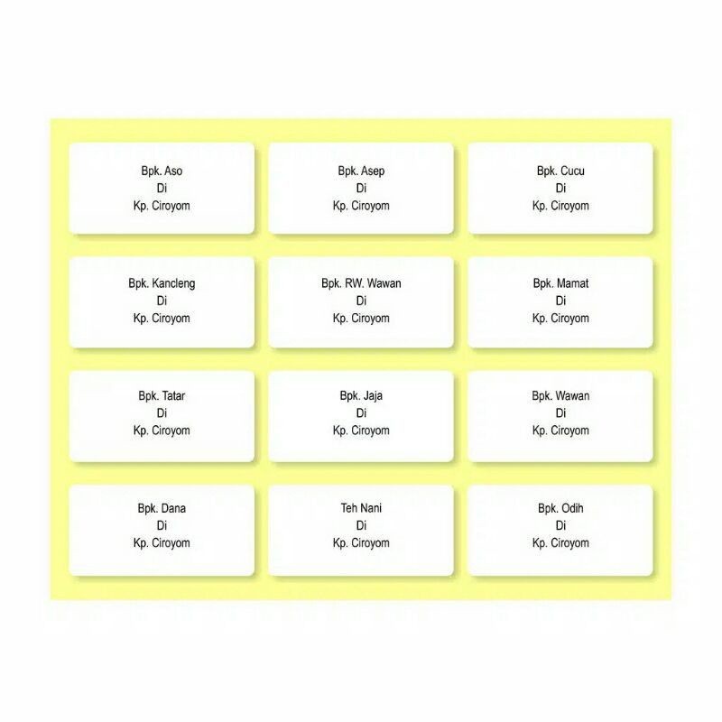 

JASA PRINT STIKER LABEL 103 | CETAK NAMA