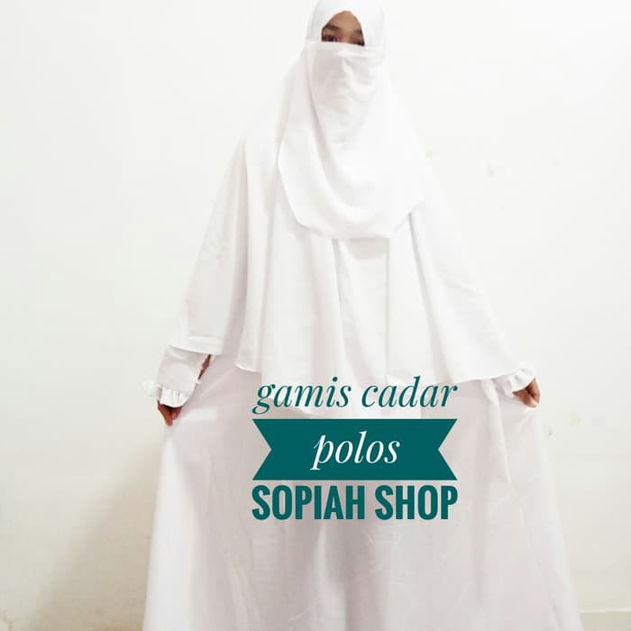 baju gamis putih Umroh