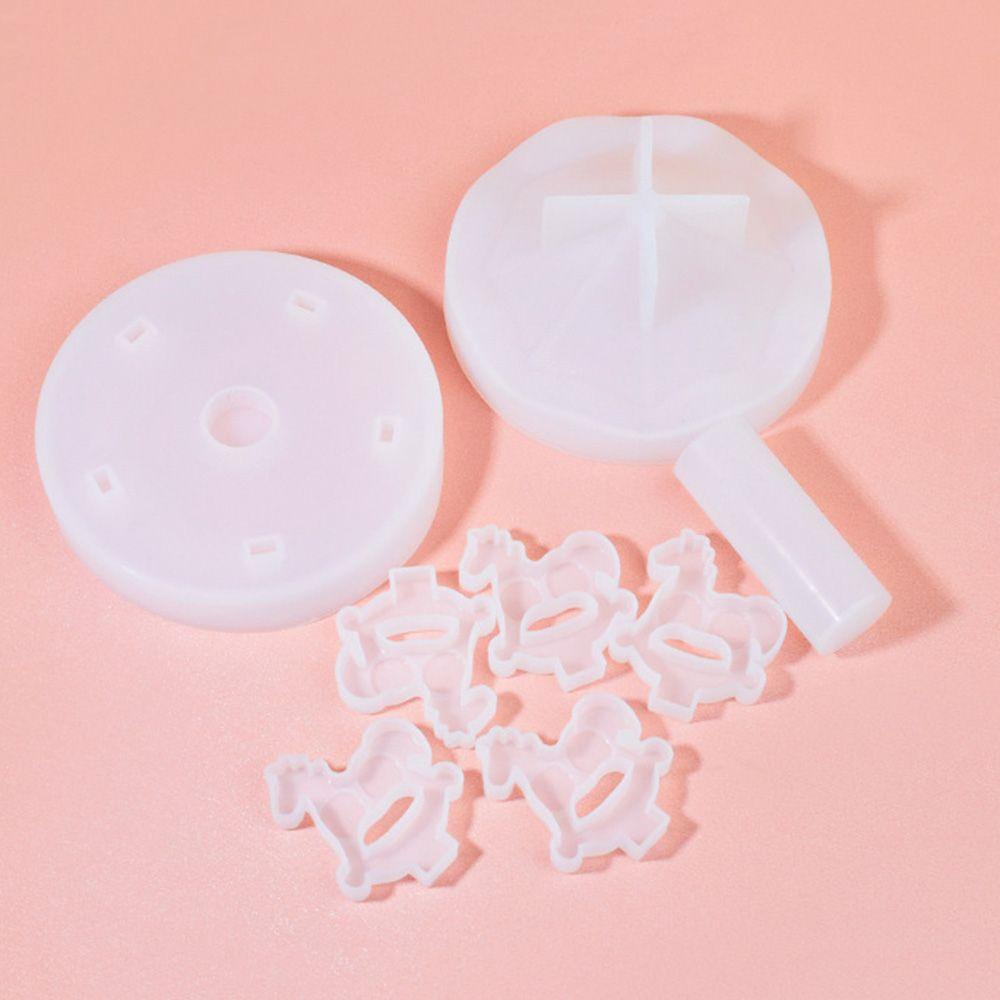 Preva Carousel Resin Mold Handmade Ornamen Meja DIY Silicone Mold