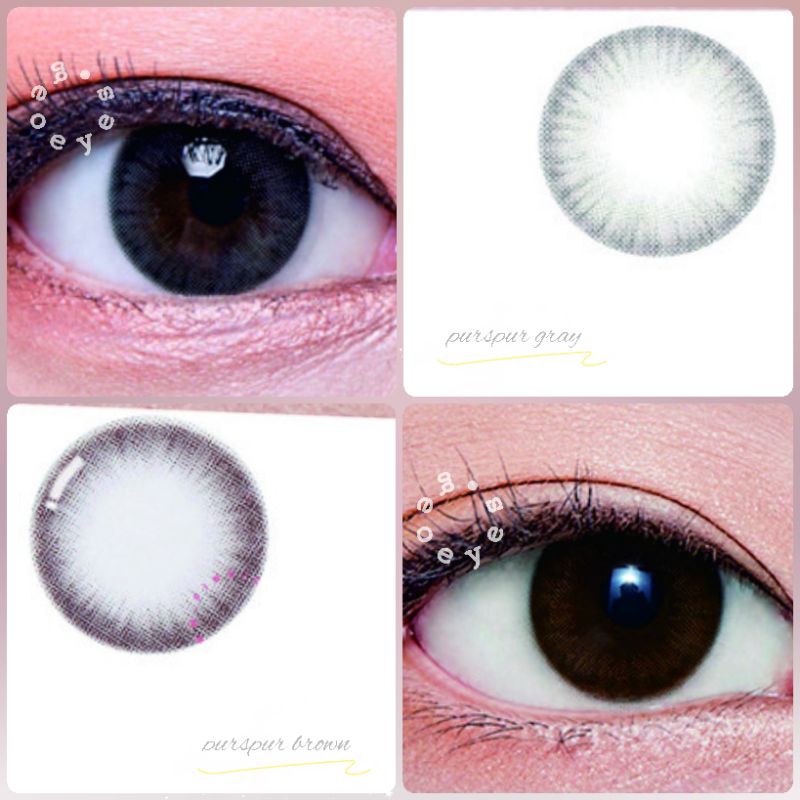 Softlens Plus Purspur - khusus ukuran mata +